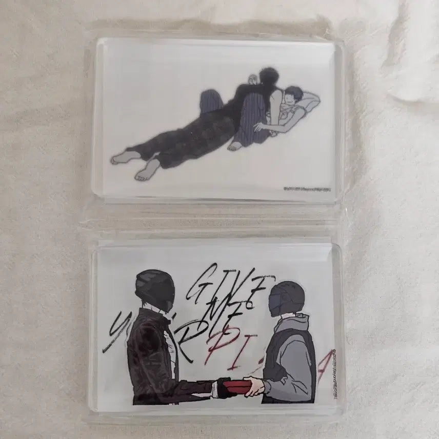 [BUNJANG] Happy Together Acrylic Block Set (2 Types) B-ON:ANNEX / [정가이하 양도] 해피투게더 아크릴 블록 2종 세트 비온아넥스