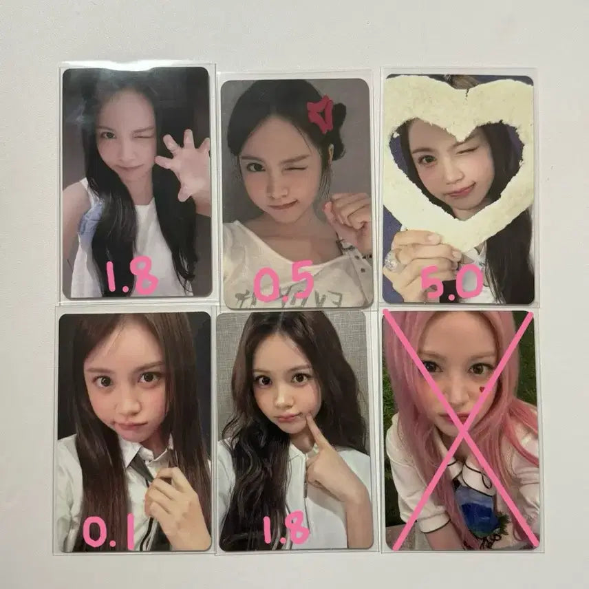 [BUNJANG] Hatsutohaerts Carmen Photocard Jiwoo / 하투하 하츠투하츠 카르멘 포카 앺뮤 kms 슴스토어 지우이안에이나유하