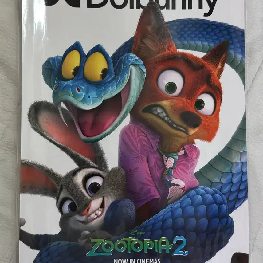[BUNJANG] Zootopia 2 Dolby Cinema Poster / 주토피아2 돌비 포스터