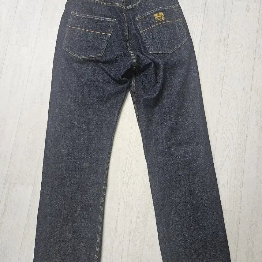 [BUNJANG] Trophy Clothing 1606 Dirt Double Knee Denim Jeans - Size 32 / 트로피클로딩 1606 더트 더블니 데님 32사이즈