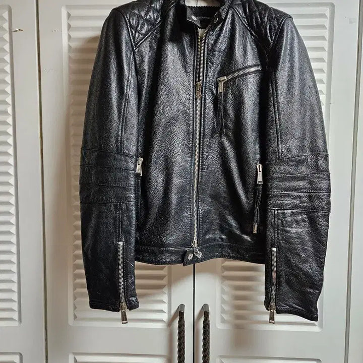 [BUNJANG] DSQUARED2 Biker Leather Jacket / 디스퀘어드2 Dsquared2 바이커 가죽자켓 판매합니다.