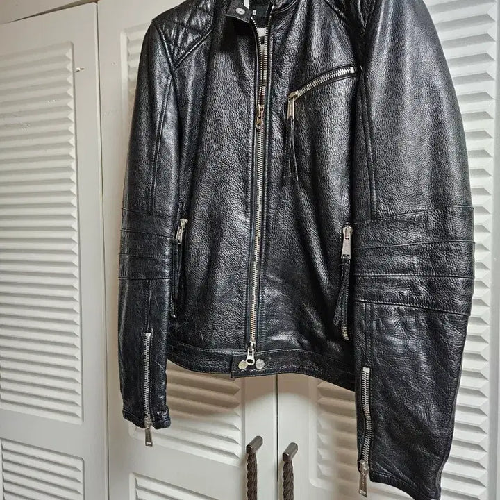 [BUNJANG] DSQUARED2 Biker Leather Jacket / 디스퀘어드2 Dsquared2 바이커 가죽자켓 판매합니다.