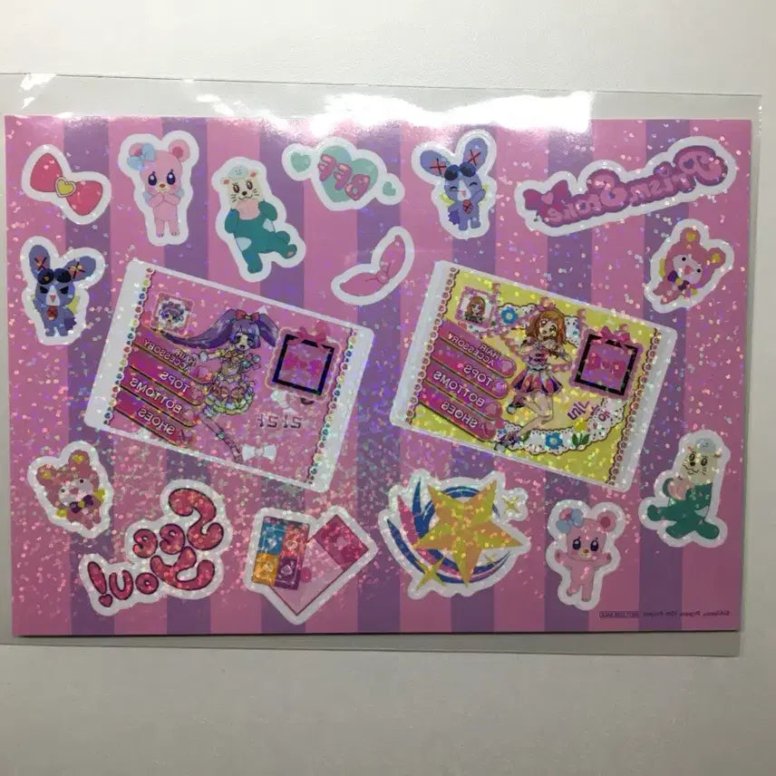 [BUNJANG] Star Para Katsupara 7th Week Special Lucky Draw Lala Sky Akari Friendship Ticket Sticker / 스타파라 카츠파라 7주차 스페셜 특전 라라 하늘 아카리 우정티켓 스티커