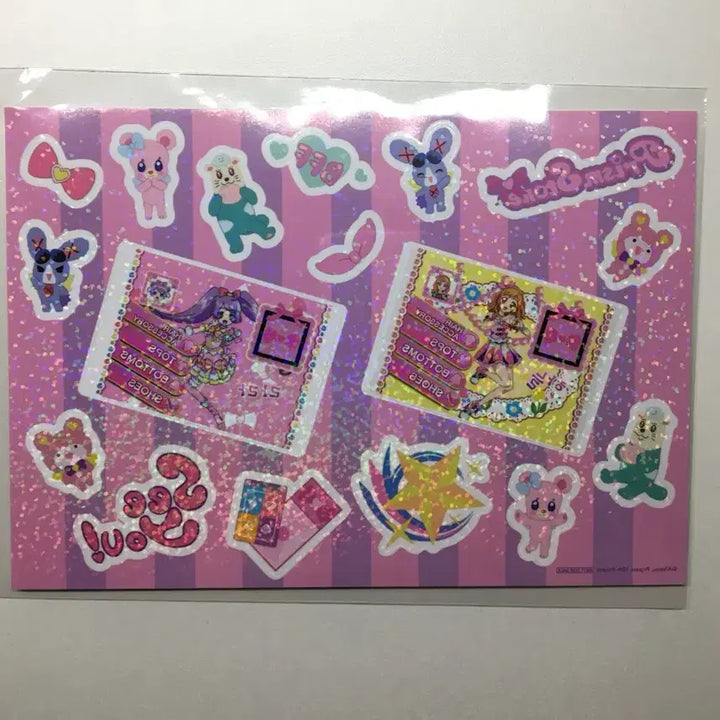 [BUNJANG] Star Para Katsupara 7th Week Special Lucky Draw Lala Sky Akari Friendship Ticket Sticker / 스타파라 카츠파라 7주차 스페셜 특전 라라 하늘 아카리 우정티켓 스티커