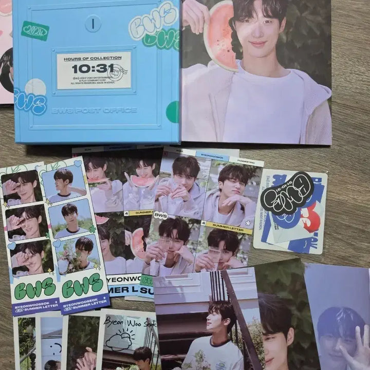 [BUNJANG] Byeon Woo Seok 2024 Summer Letter Post Box Set / 변우석 공식 굿즈 포스트박스 세트 일괄 구성 사진참고