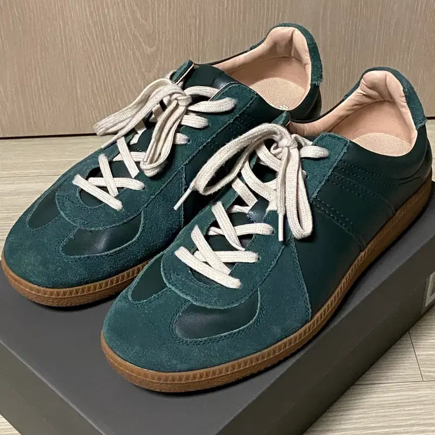 [BUNJANG] Spao German Army Sneakers Suede Leather 290 / 슈펜 독일군 스니커즈 290 극미중고