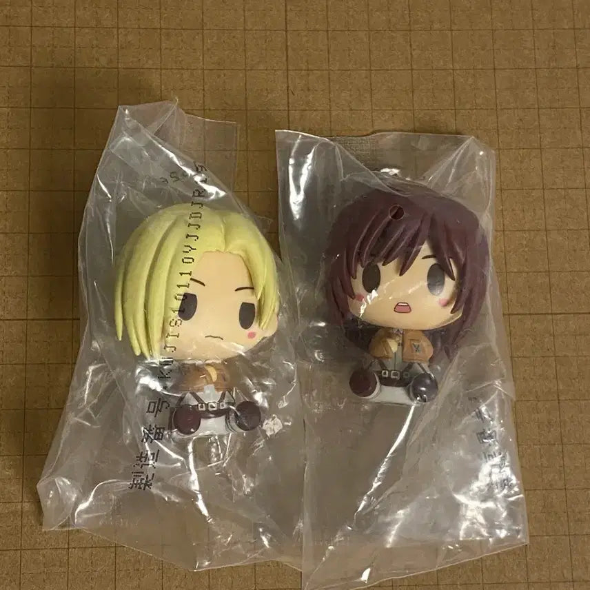 [BUNJANG] Attack on Titan Sasha Choconoqo Figure Bundle Set / [미개봉 일괄] 진격의 거인 애니, 사샤 제일복권 초코노코 피규어 세트