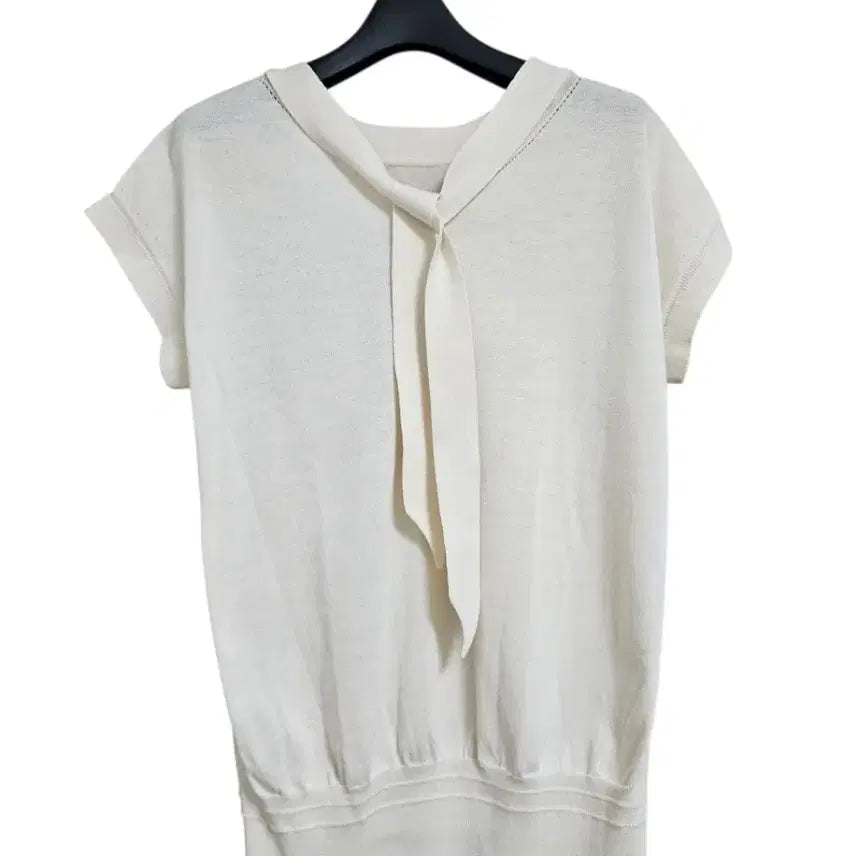 [BUNJANG] MINE Sailor Tie Summer Knit (Size 90) / 한섬 마인(MINE) 세일러 타이 여름 니트 (90)