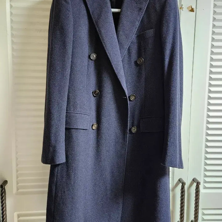 [BUNJANG] Ralph Lauren Black Label Navy Double Coat / 랄프로렌 블랙라벨 Ralph lauren black label 코트