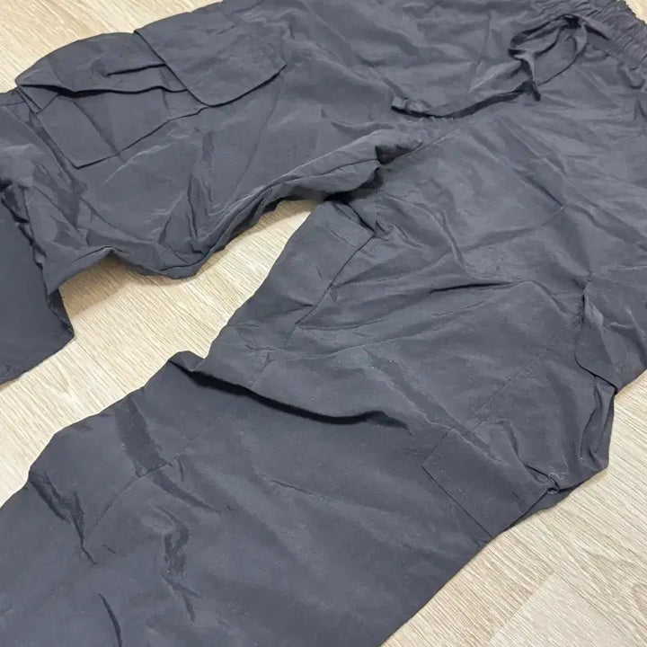 [BUNJANG] Black Cargo Jogger Pants Woven M / 블랙 카고 조거 팬츠 우븐 M