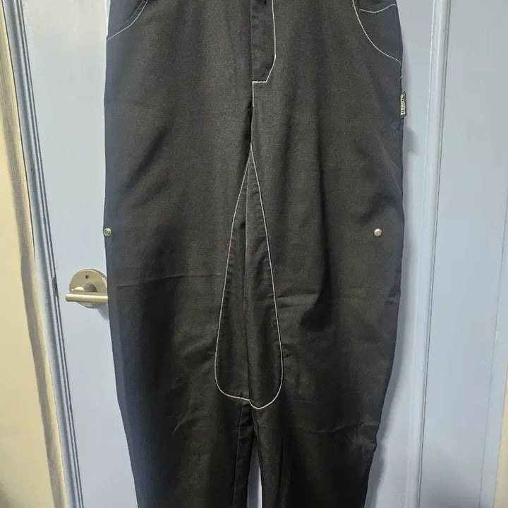 [BUNJANG] Street Effect Black Balloon Wide Pants / [스트릿이펙트] 블랙 벌룬 와이드 팬츠