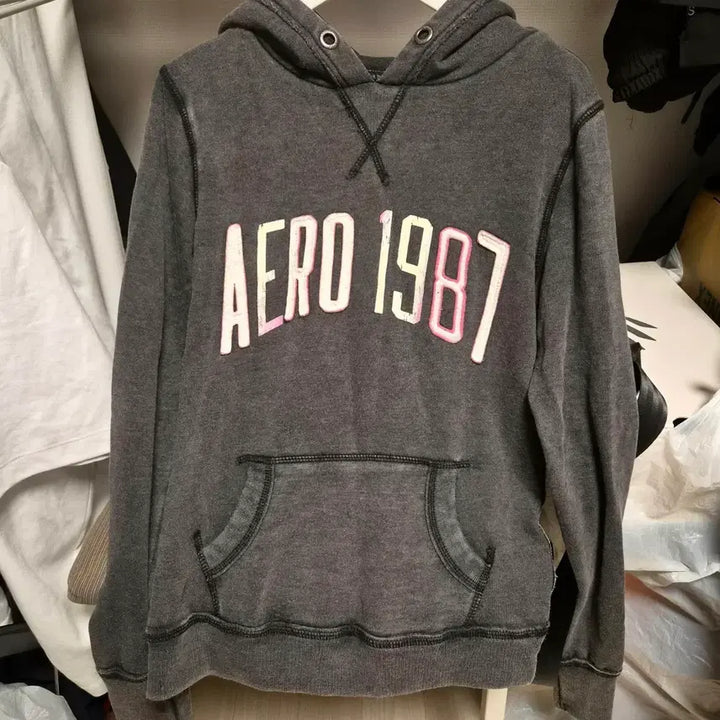 [BUNJANG] Aeropostale Vintage Hoodie Sweatshirt Size S / 에어로포스탈 빈티지 후드티 S