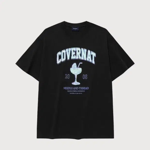 [BUNJANG] Carhartt WIP Black Cocktail T-Shirt / 커버낫 블랙 칵테일 반팔 티셔츠 공용 XS