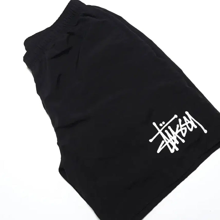 [BUNJANG] Stussy Big Basic Water Shorts Black / 스투시 빅 베이직 워터 쇼츠 반바지 블랙