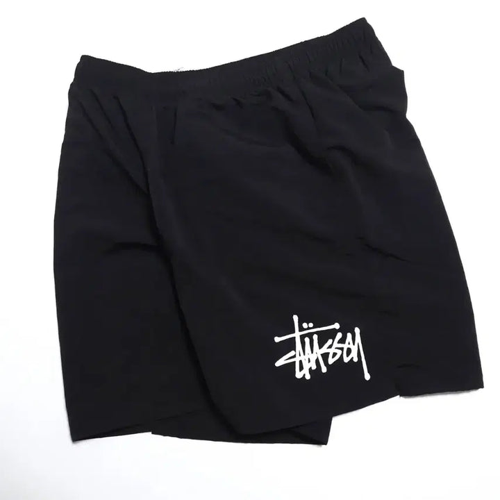[BUNJANG] Stussy Big Basic Water Shorts Black / 스투시 빅 베이직 워터 쇼츠 반바지 블랙