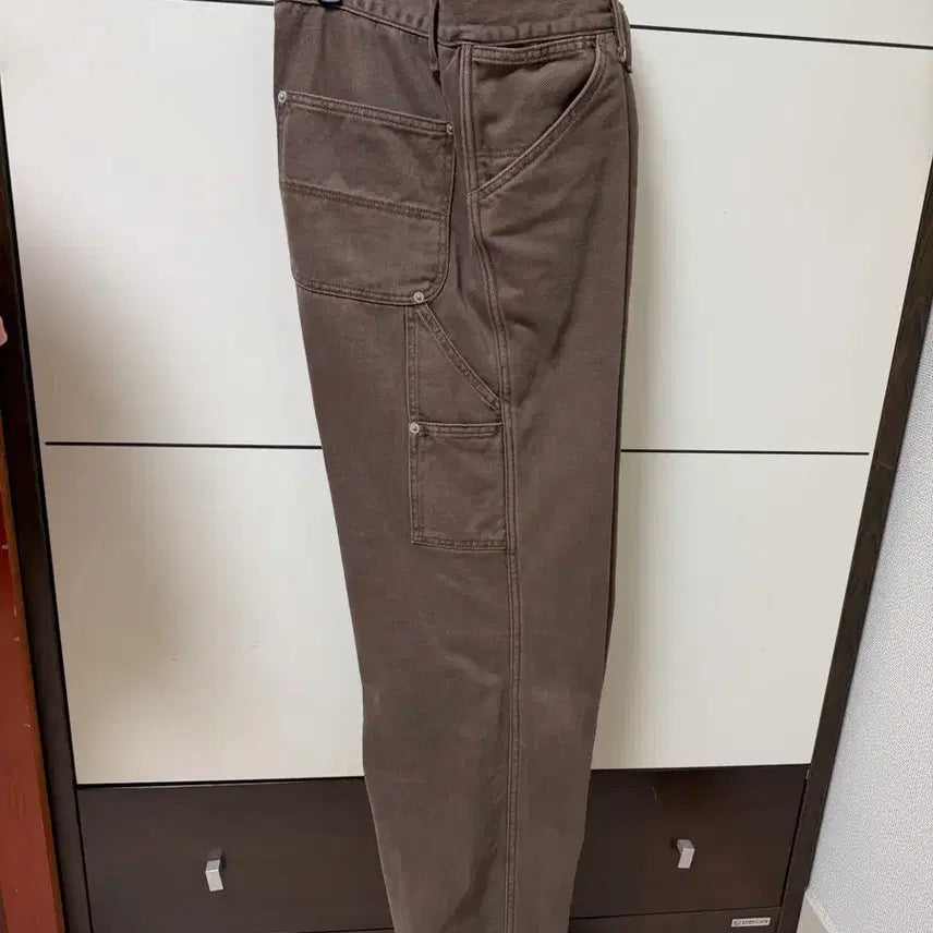 [BUNJANG] Envelope Carpenter Pants Brown Size 2 / 엔벨로프 몰스킨 카펜터팬츠 브라운 2사이즈