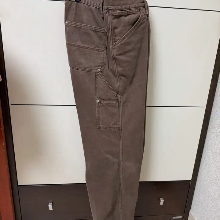 [BUNJANG] Envelope Carpenter Pants Brown Size 2 / 엔벨로프 몰스킨 카펜터팬츠 브라운 2사이즈