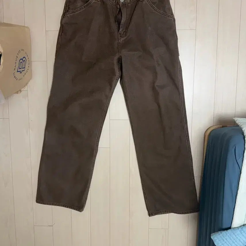 [BUNJANG] Envelope Carpenter Pants Brown Size 2 / 엔벨로프 몰스킨 카펜터팬츠 브라운 2사이즈