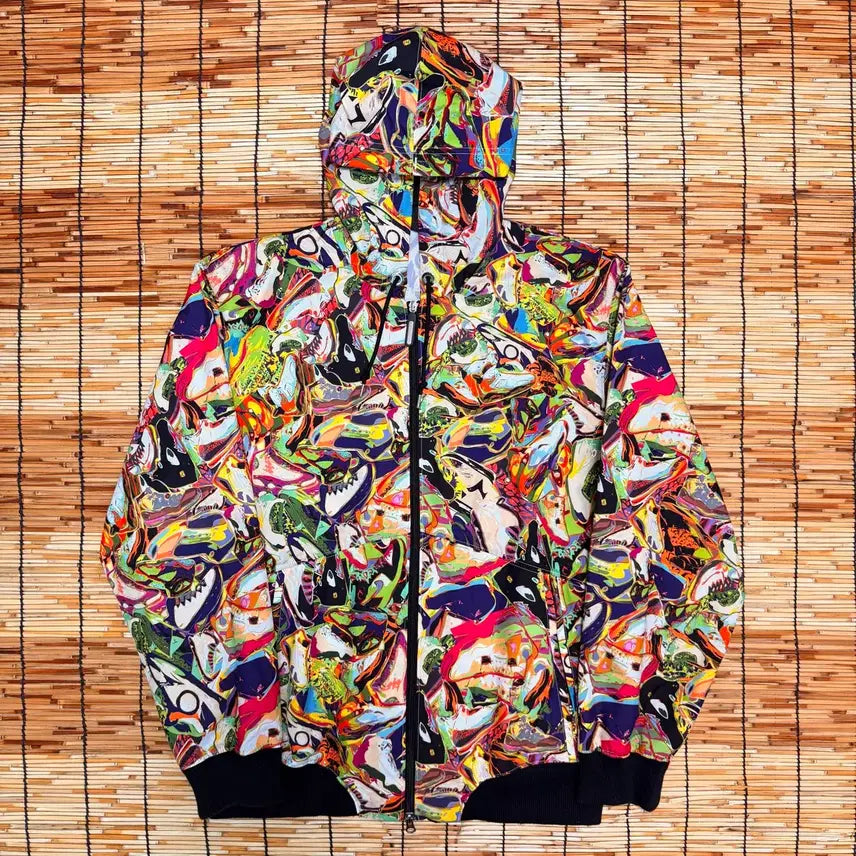[BUNJANG] Jordan Ethnic Pattern Windbreaker L / 조던 에스닉 패턴 대장급 바람막이 L