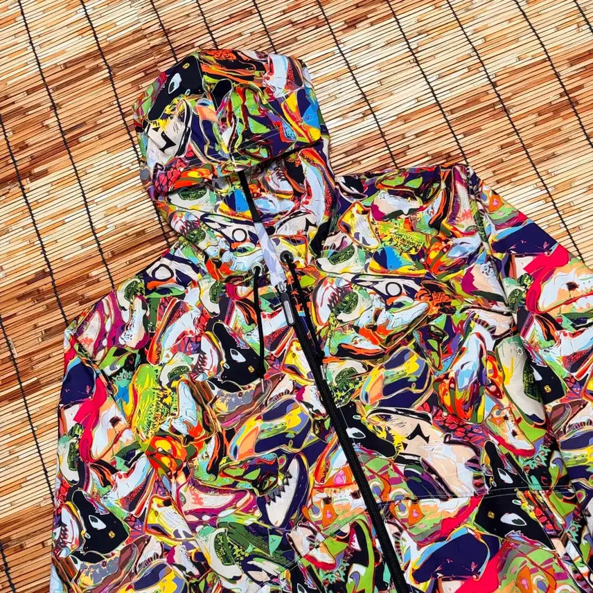[BUNJANG] Jordan Ethnic Pattern Windbreaker L / 조던 에스닉 패턴 대장급 바람막이 L