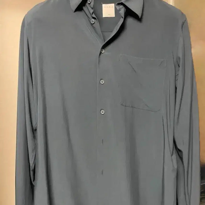 [BUNJANG] Sandro Silky Rayon Shirt / 산드로 실키 레이온 셔츠
