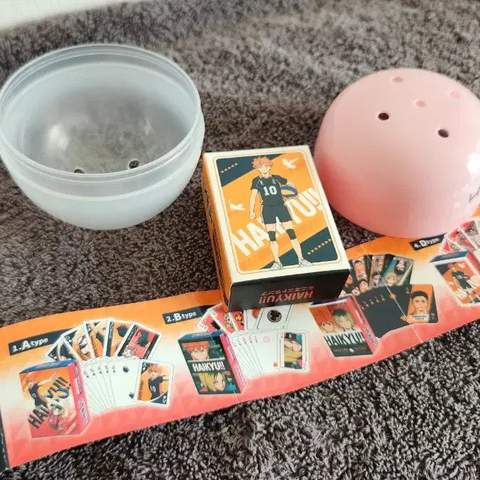 [BUNJANG] Haikyuu!! Trump Gacha Type D Karasuno Nekoma / 하이큐 트럼프 가챠 D타입 카라스노 네코마