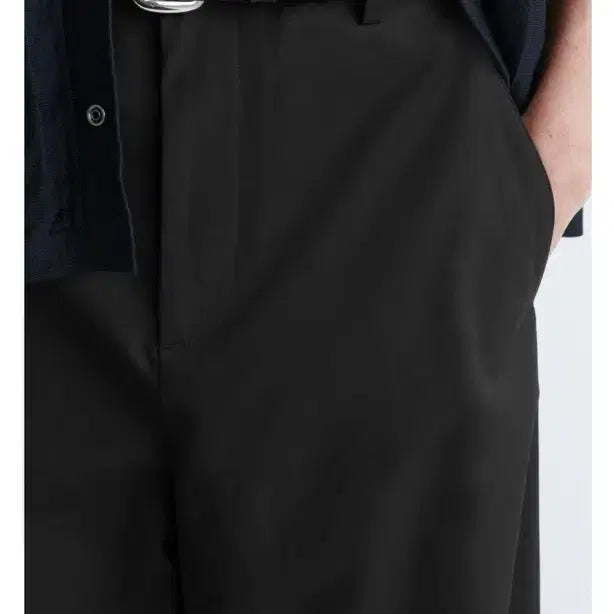 [BUNJANG] COS Black Wide Leg Chino Pants / [48] COS 코스 블랙 와이드 레그 치노 팬츠