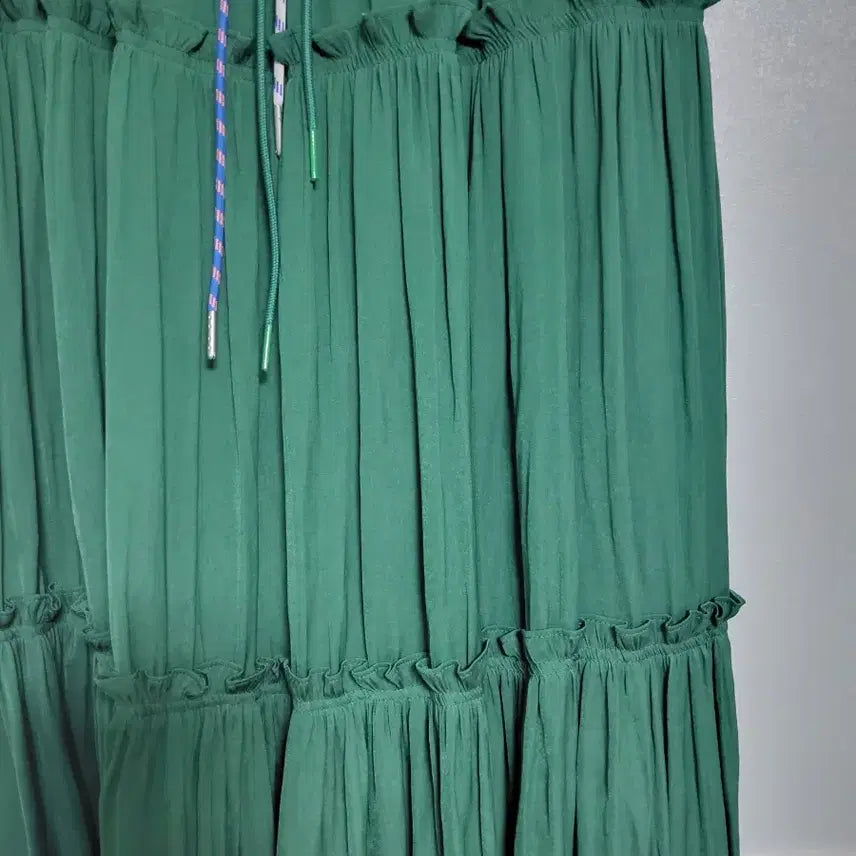 [BUNJANG] SJYP Green Long Skirt Size S / SJYP(새상품급) 롱스커트 팔아요