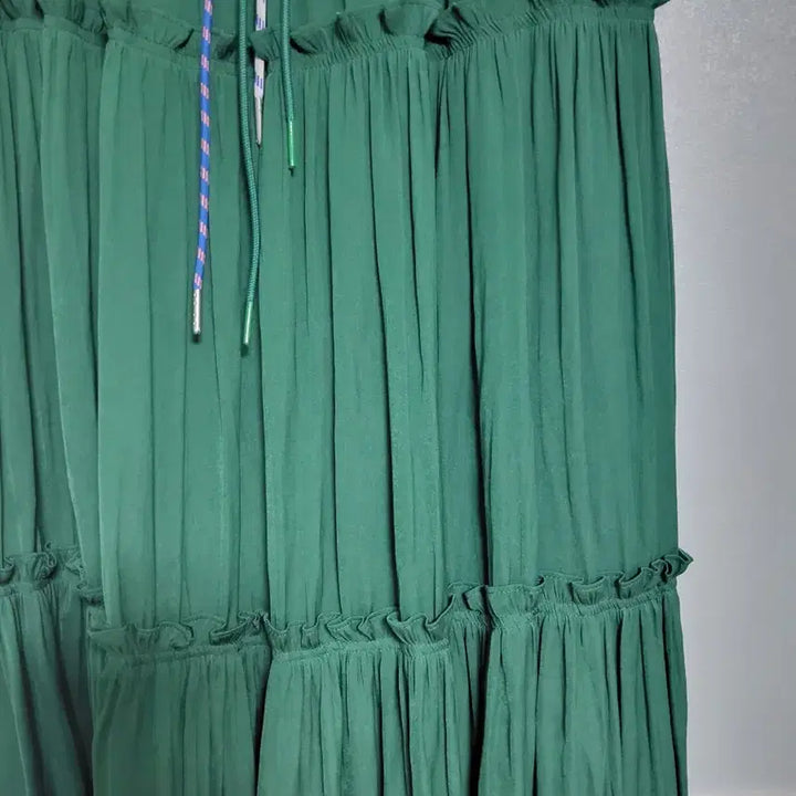 [BUNJANG] SJYP Green Long Skirt Size S / SJYP(새상품급) 롱스커트 팔아요