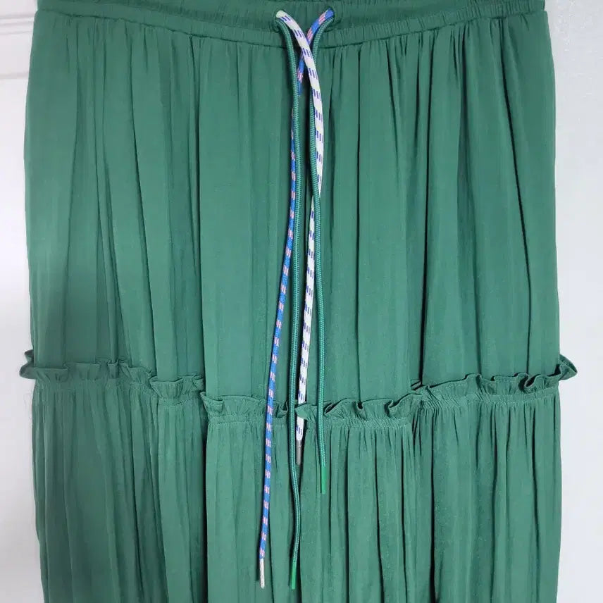 [BUNJANG] SJYP Green Long Skirt Size S / SJYP(새상품급) 롱스커트 팔아요