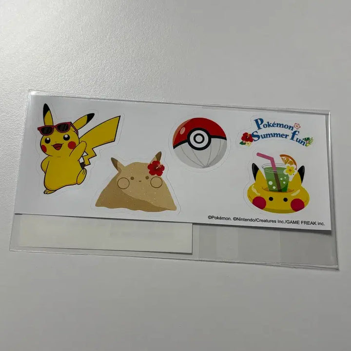 [BUNJANG] Olive Young Pikachu Summer Stickers / 올리브영 포켓몬 피카츄 썸머 스티커