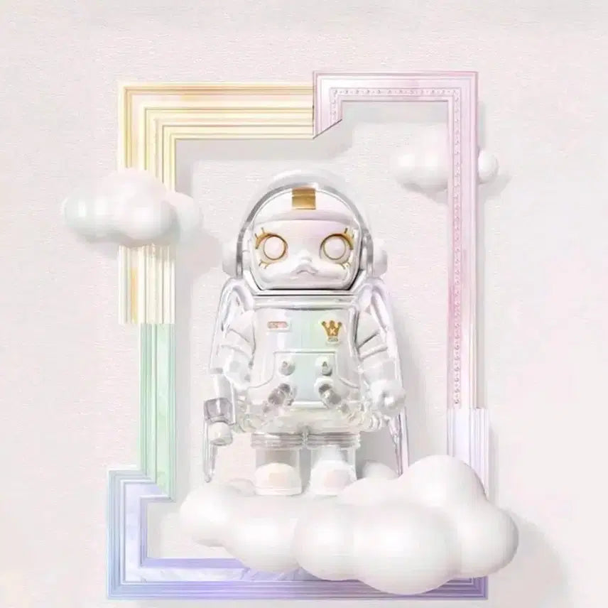 [BUNJANG] POP MART Mega Space Molly Series 4 Angel (Secret) - Sealed / [팝마트] 미개봉 메가스페이스몰리 시리즈4 엔젤(시크릿)