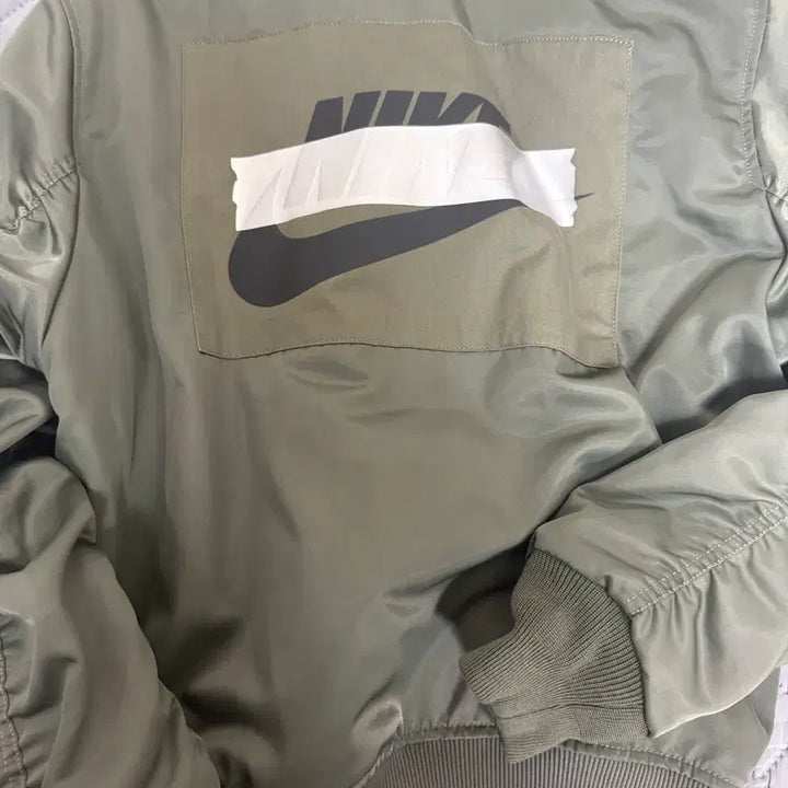 [BUNJANG] Nike NSW Funk MA-1 Bomber Jacket Khaki [M] / 나이키 NSW 펑크 MA-1 봄버 자켓 카키 [M]