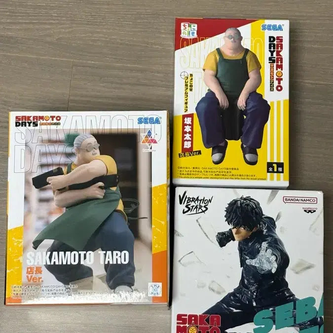 [BUNJANG] Sakamoto Days Taro &amp; Seba Figure Bundle Set / 사카모토 데이즈 피규어 (타로/세바) 일괄
