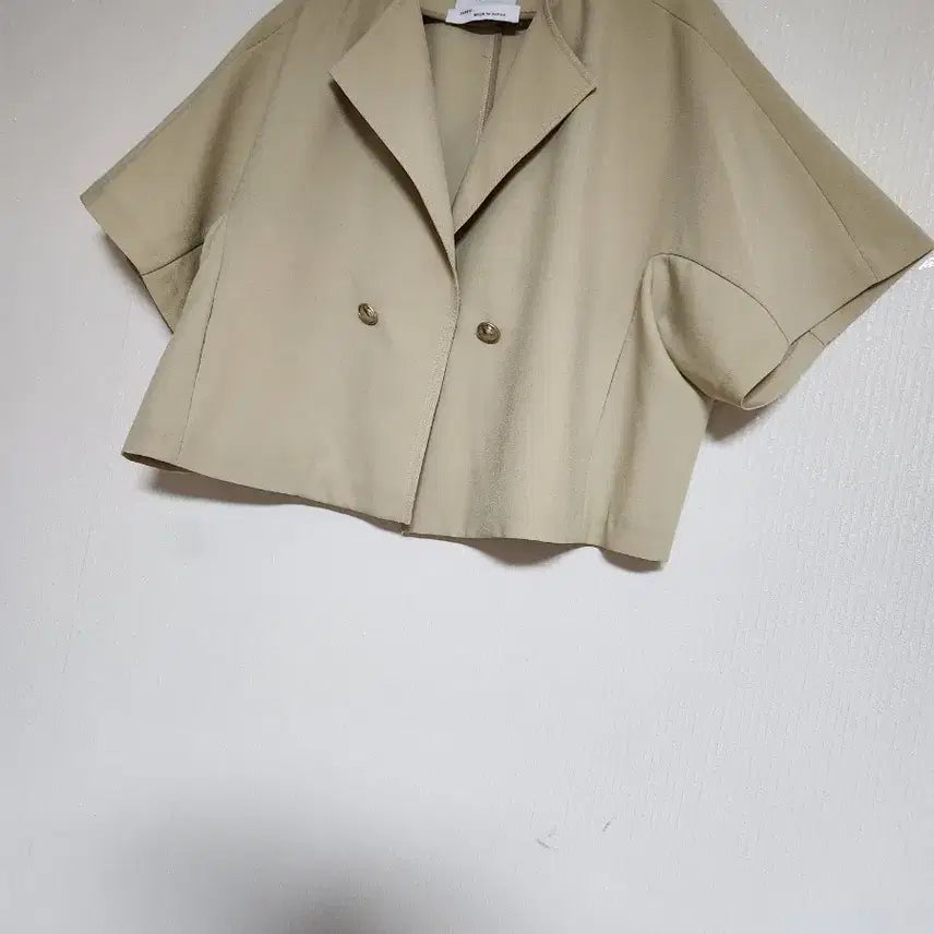 [BUNJANG] Solezia 2023 Oversized Cropped Jacket Summer Mustard Yellow / S솔레지아2023오버핏 크롭 자켓66썸머