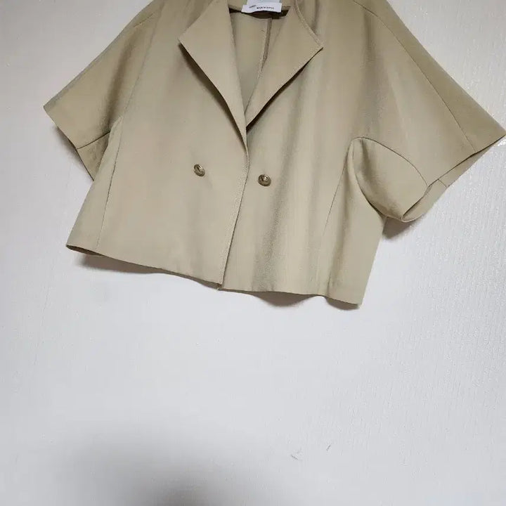 [BUNJANG] Solezia 2023 Oversized Cropped Jacket Summer Mustard Yellow / S솔레지아2023오버핏 크롭 자켓66썸머