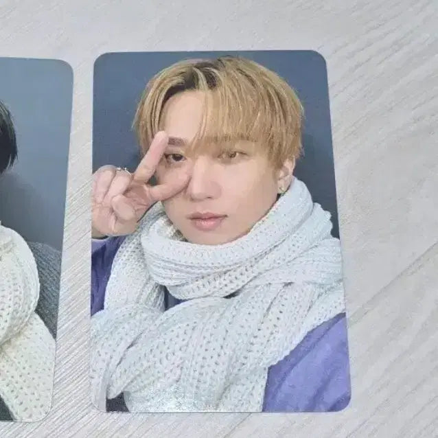 [BUNJANG] Stray Kids DO IT POPUP 2nd MD Seungmin Changbin Scarf Photocard / 스트레이키즈 두잇 팝업 2차 MD 승민, 창빈 목도리 포카