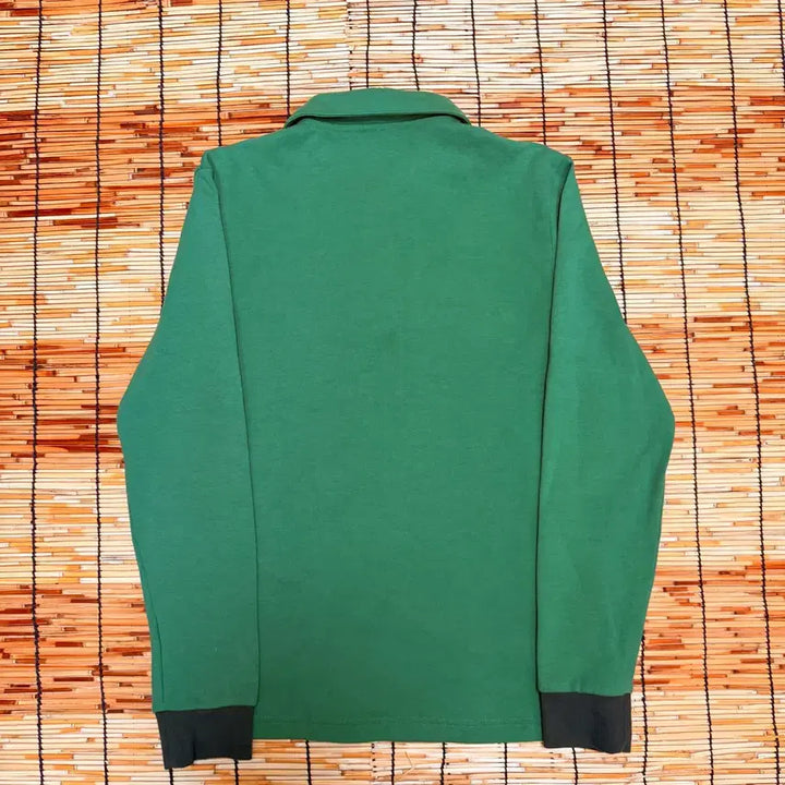 [BUNJANG] Adidas Manchester United Patch Collar Long Sleeve T-Shirt Green Size S / 아디다스 그린 맨유 패치 카라 긴팔티 s