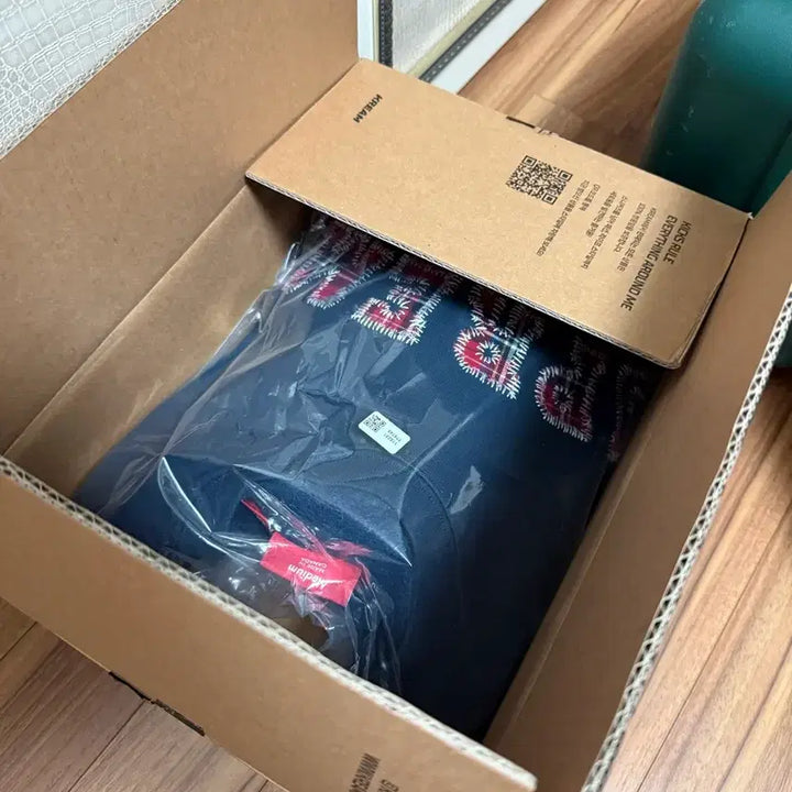 [BUNJANG] Supreme Plaid Arc Crewneck Navy M / [M] 슈프림 플레이드 아크 크루넥 네이비 26ss