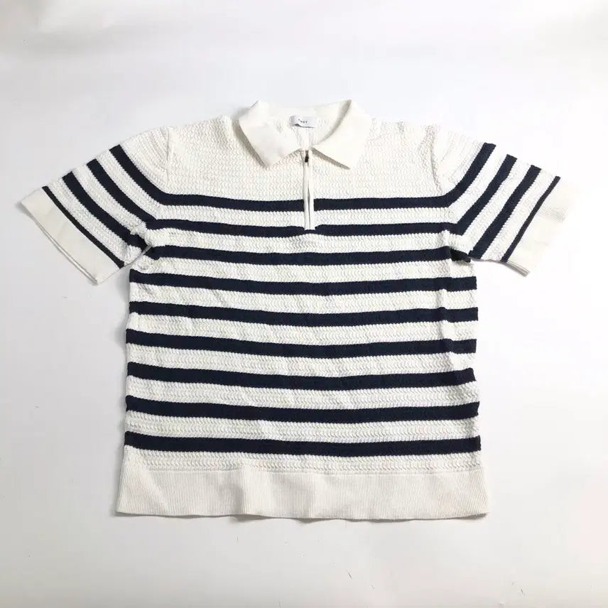 [BUNJANG] TNGT Striped Short Sleeve Knit / TNGT 스트라이프 반팔 니트