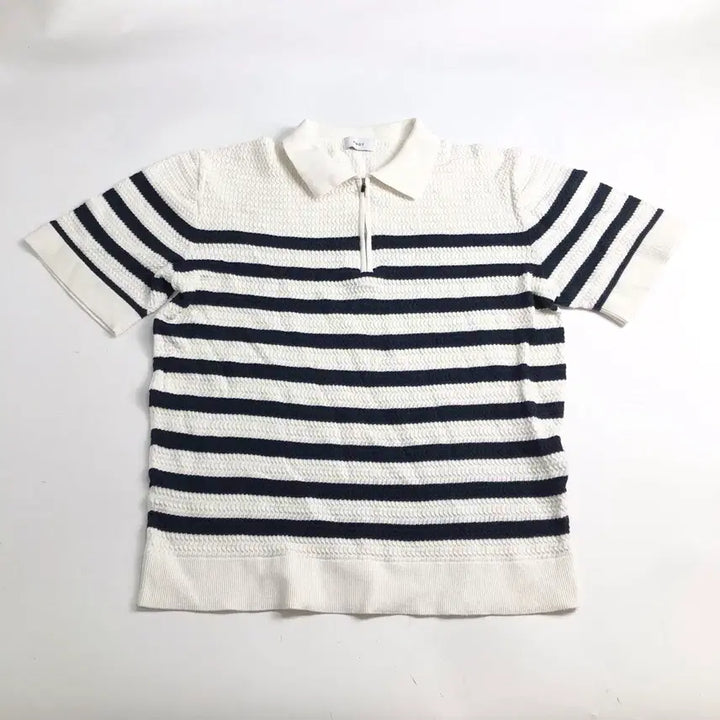 [BUNJANG] TNGT Striped Short Sleeve Knit / TNGT 스트라이프 반팔 니트