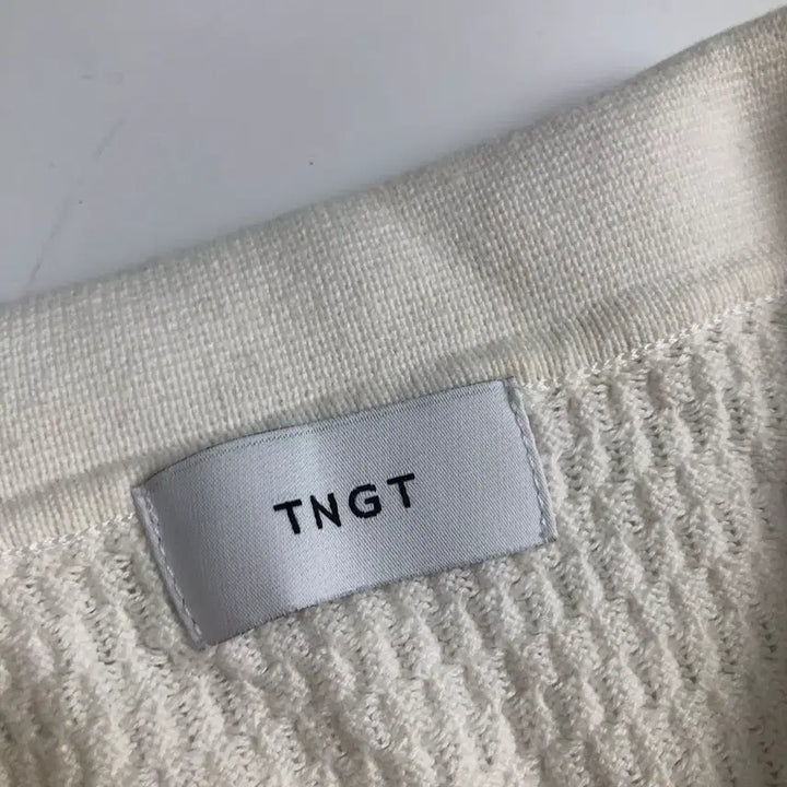 [BUNJANG] TNGT Striped Short Sleeve Knit / TNGT 스트라이프 반팔 니트