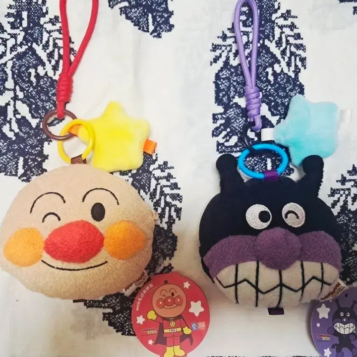 [BUNJANG] Anpanman Bacteria Man Coin Pouch Keychain / 호빵맨 세균맨 동전지갑 파우치 이어폰 인형 키링 앙팡맨 앙팡만
