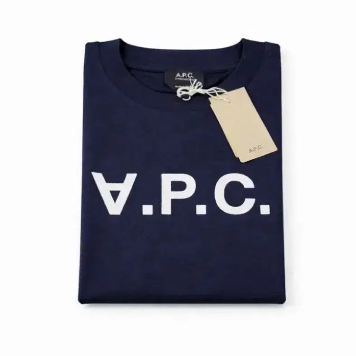 [BUNJANG] A.P.C. VPC Cotton T-Shirt Navy/White / A.P.C. V.P.C. 반팔 티셔츠 네이비/화이트