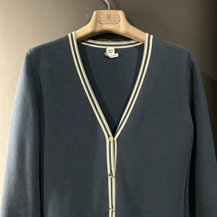 [BUNJANG] Hermes Silk Cashmere Cardigan / 에르메스 실크 캐시미어 가디건