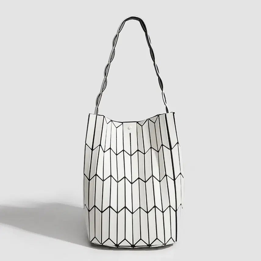 [BUNJANG] Issey Miyake Style Pleats Tote Bag / 여름 토트백 이세미야키 스타일 데일리 손가방