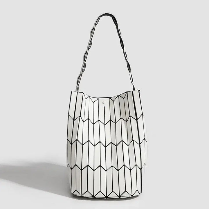 [BUNJANG] Issey Miyake Style Pleats Tote Bag / 여름 토트백 이세미야키 스타일 데일리 손가방