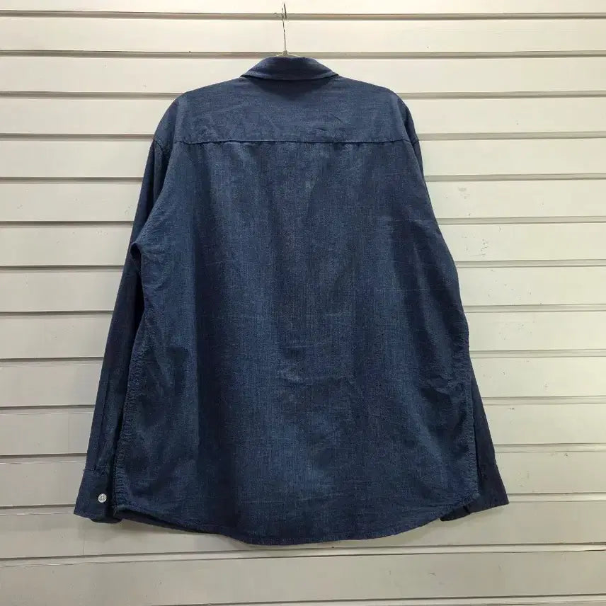 [BUNJANG] Navy Cotton Linen Blend Men&