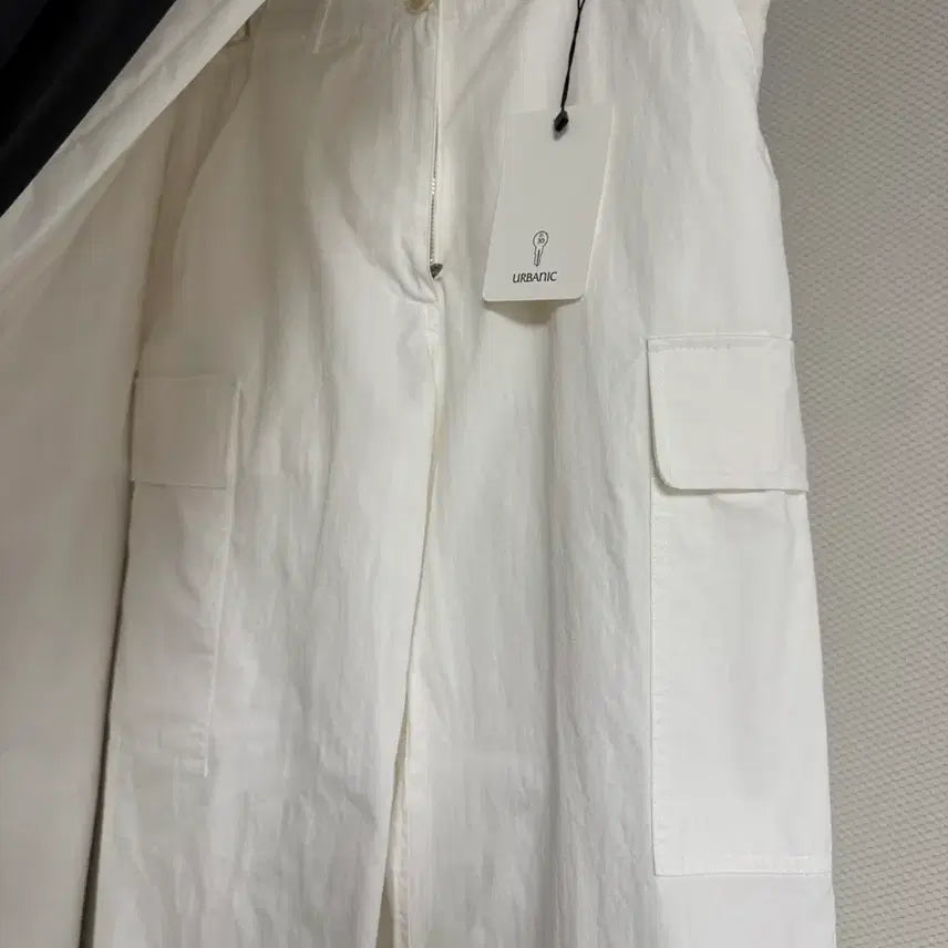 [BUNJANG] Urbanstropic Ripstop Cargo Pants White M / 얼바닉30 립스탑 카고 팬츠 화이트 M