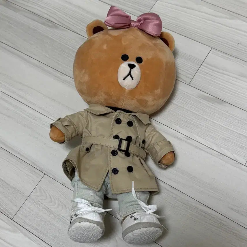 [BUNJANG] Line Friends Brown Plush Doll / 라인프렌즈 브라운 인형